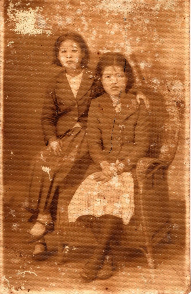 日治時代時  祖母年輕照片  圖 筆者提供