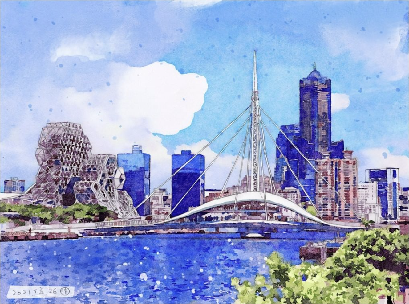 (大港橋 圖 寶島漫步提供)