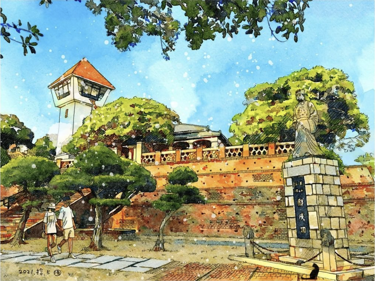 (安平古堡 圖 寶島漫步提供)