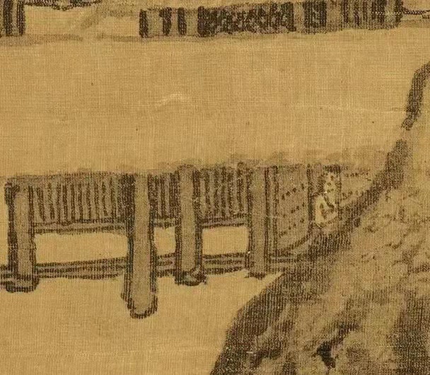 《雪景寒林圖》中的唯 一 一人