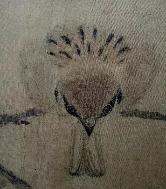 《寒雀圖圖卷》局部