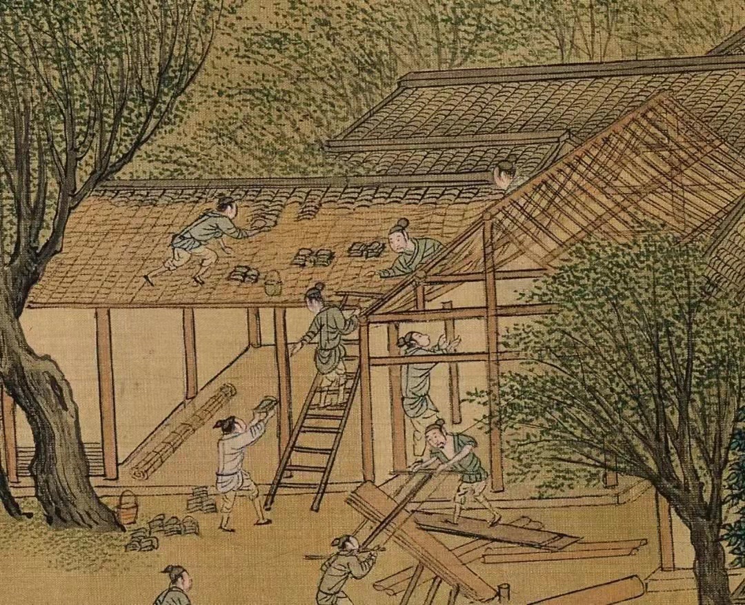 蓋房——請注意那個巨大的鋸