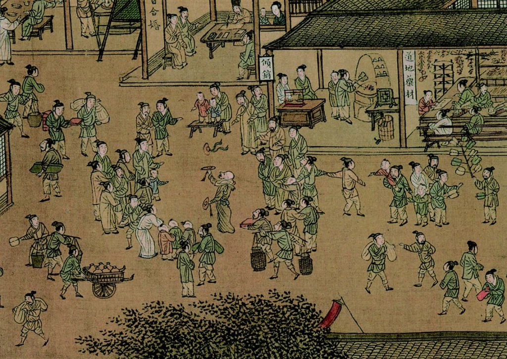 清明上河圖 局部 潘翻自網路