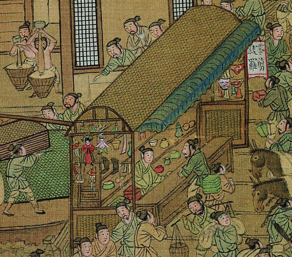 清明上河圖 局部 潘翻自網路