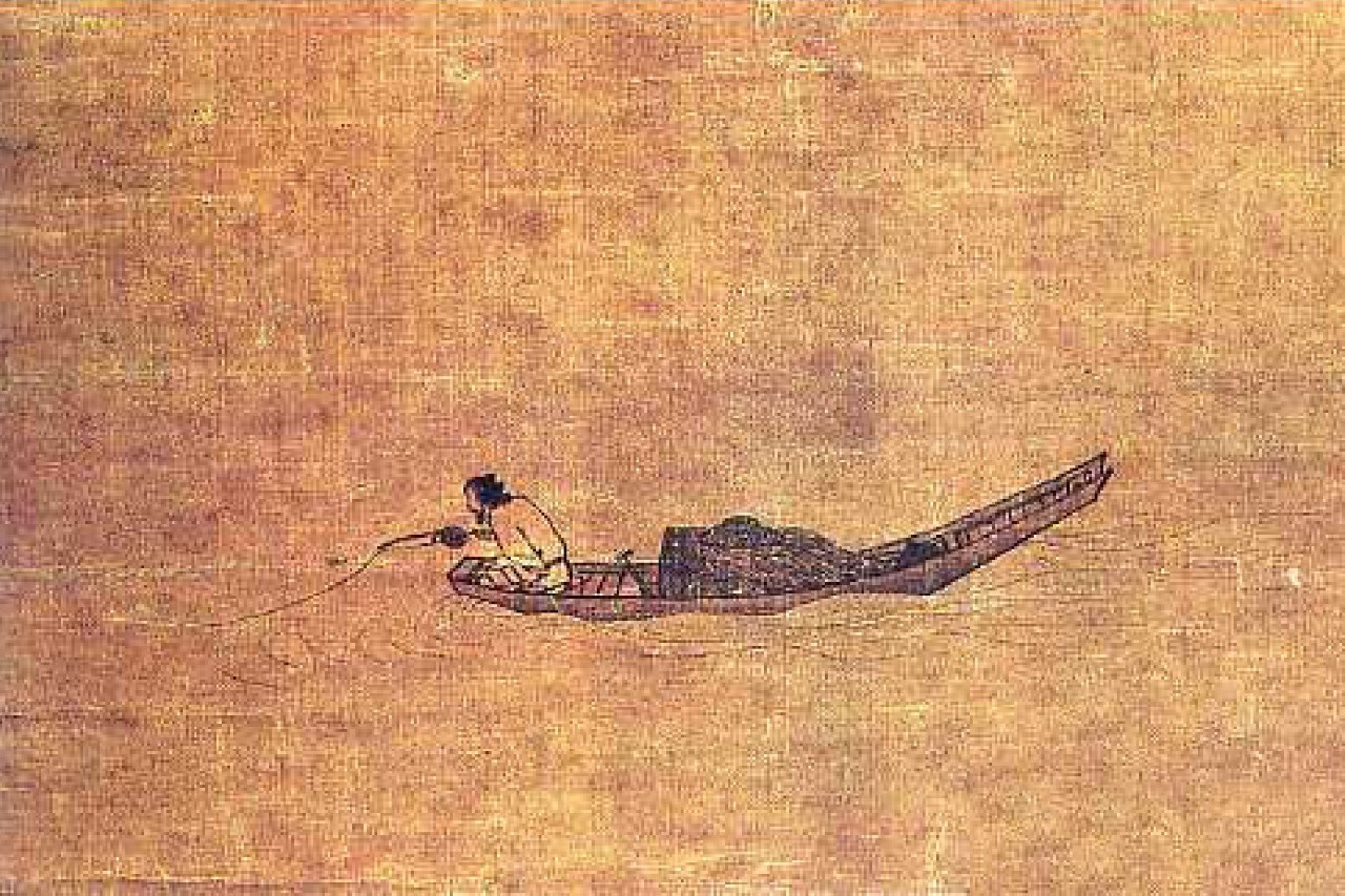 《寒江獨釣圖》