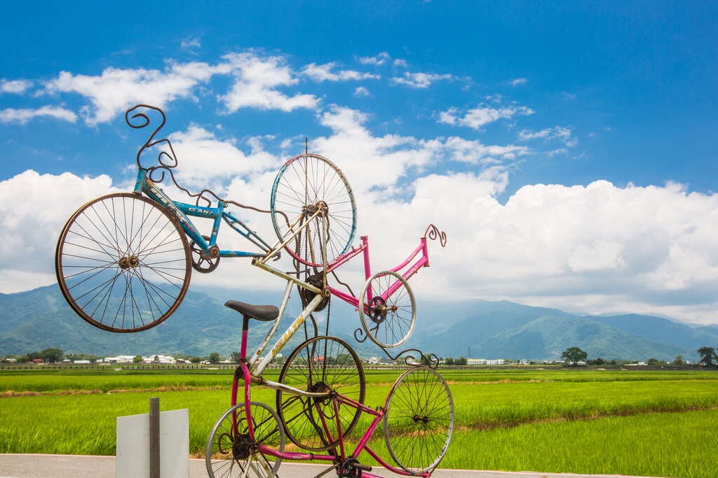 圖 花東美麗景點 -伯朗大道 翻拍自網路 及轉載 交通部觀光局花東縱谷國家風景區