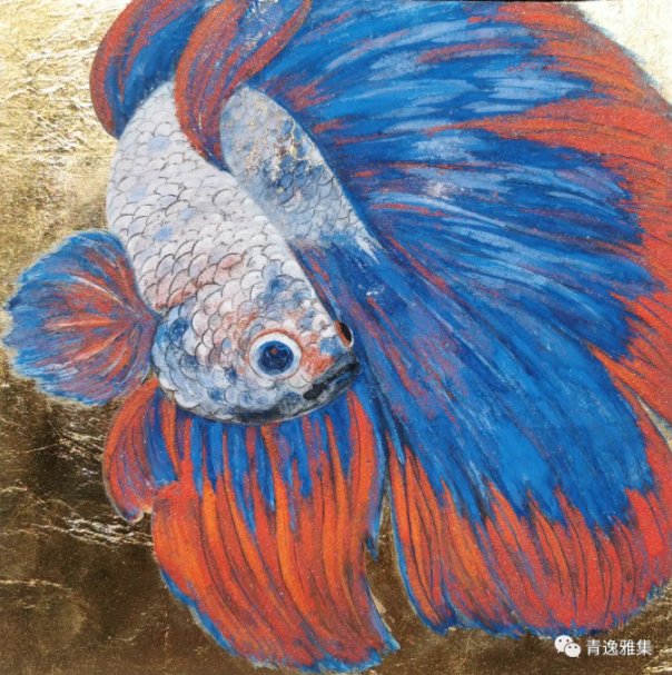 畢晨作品 彩 雀 岩彩 20×20cm RMB 600