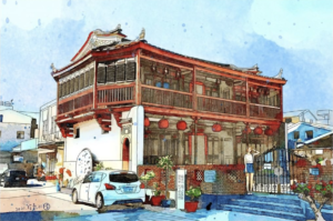 (鹽水八角樓 圖 寶島漫步提供)
