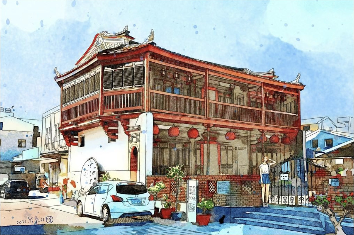 (鹽水八角樓 圖 寶島漫步提供)