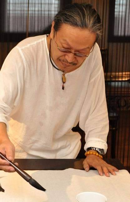 圖 李峰老師書法揮毫