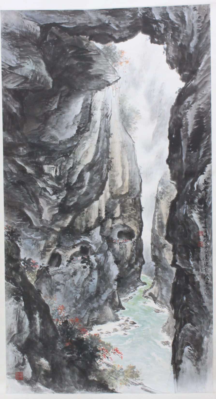 圖 幽谷清音177x97cm2002 海峽畫報 提供