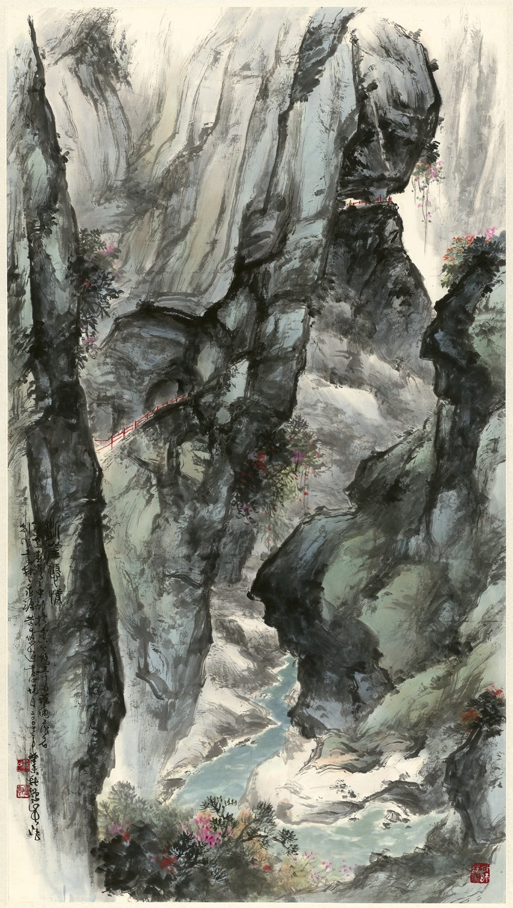 圖 斷崖悠情 163x92cm 2003 海峽畫報 提供