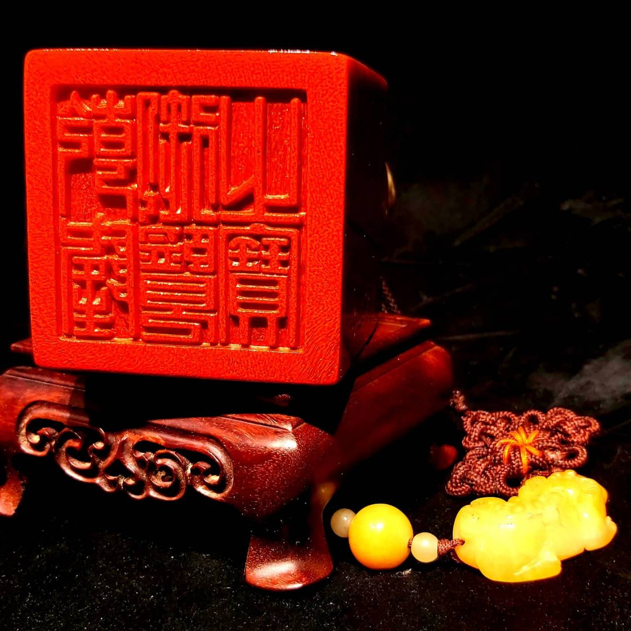 圖 另一枚『乾隆御覽之寶』御璽 司徒長卿 摹刻 曾於上海龍藝術館 展覽過 現存放於上海