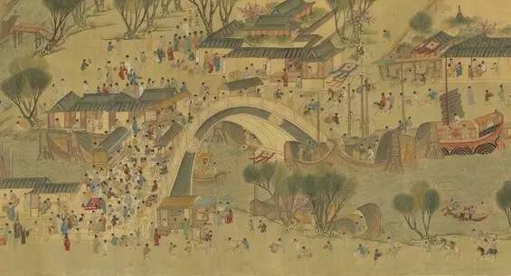 傳明 仇英《清明上河圖》 現藏臺北故宮博物院