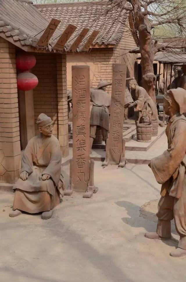 泥塑的更是栩栩如生《清明上河圖》