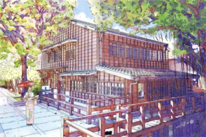 (柳下食堂。柳屋。柳下屋。十八卯茶屋 圖 寶島漫步提供)