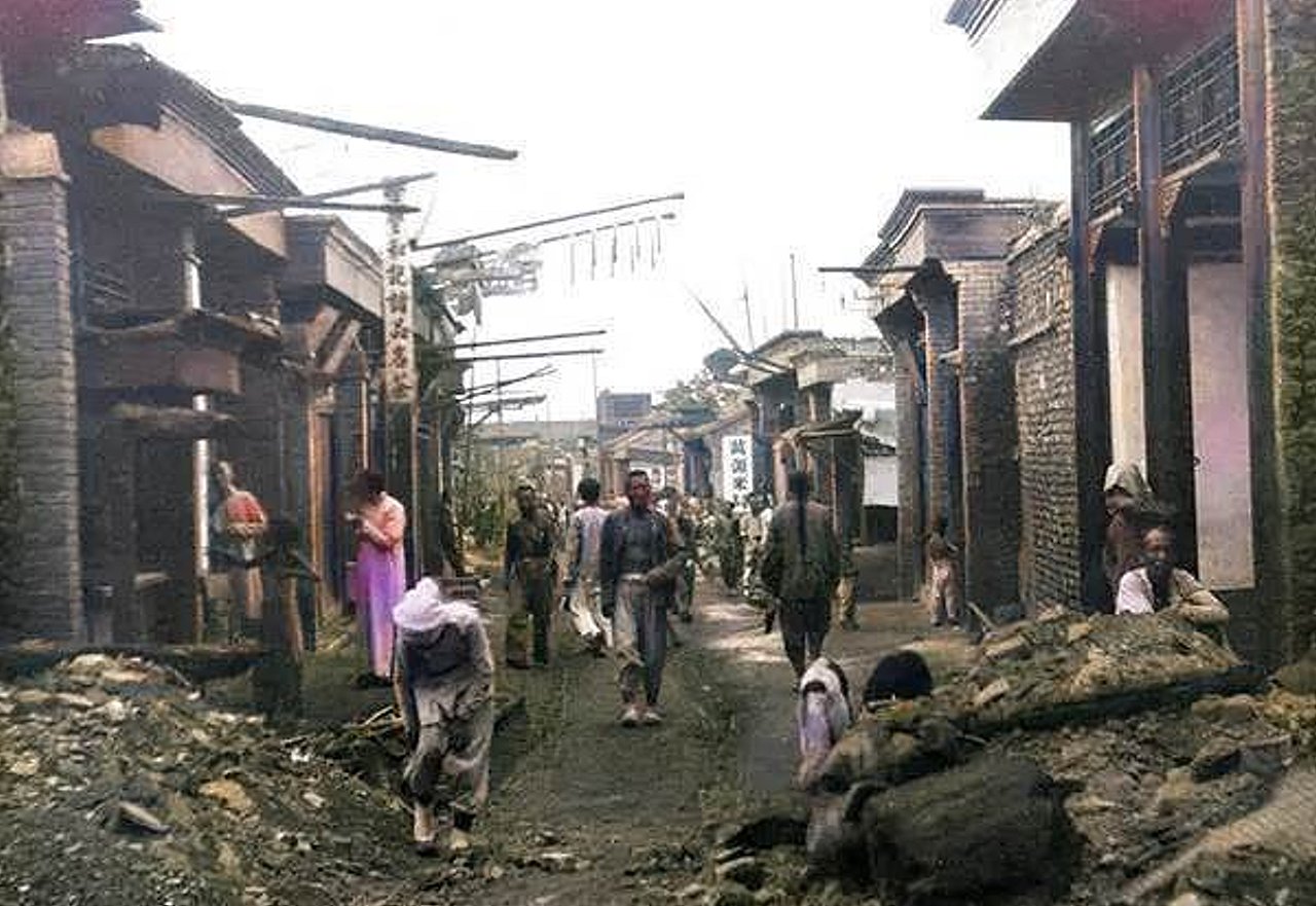 圖 非常髒亂的街景 翻拍自網路