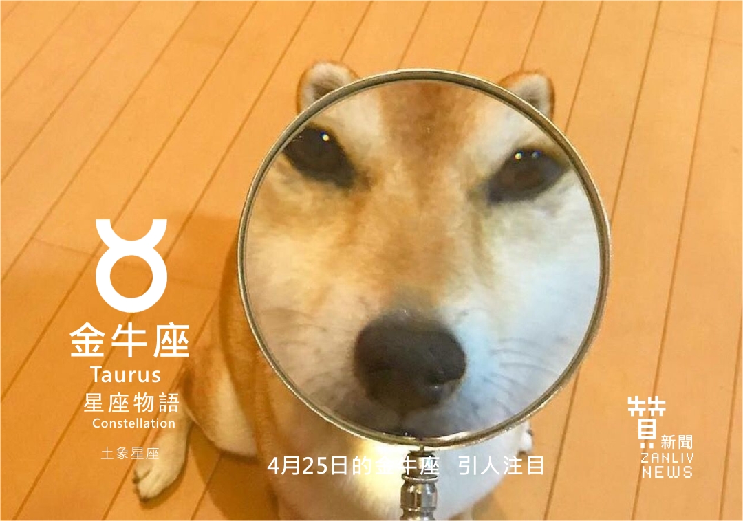 圖 4月25日的金牛座：引人注目  贊新聞再製設計