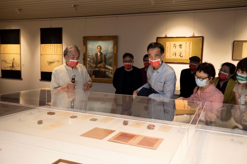 圖 建館50週年典藏特展陳宏勉老師現場解說與導覽
