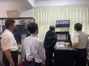 十分站察看監視畫面聯線 圖片翻攝於台鐵臉書