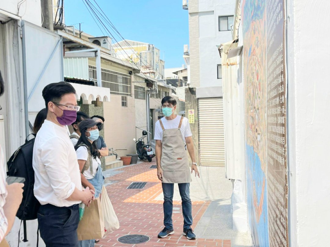 圖 台江內海古地圖 赤崁樓旁 伴手你小店 許慎之 拍攝