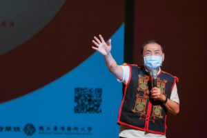 市長侯友宜也親自出席為演出團體加油打氣。 圖片來源:新北市政府新聞局