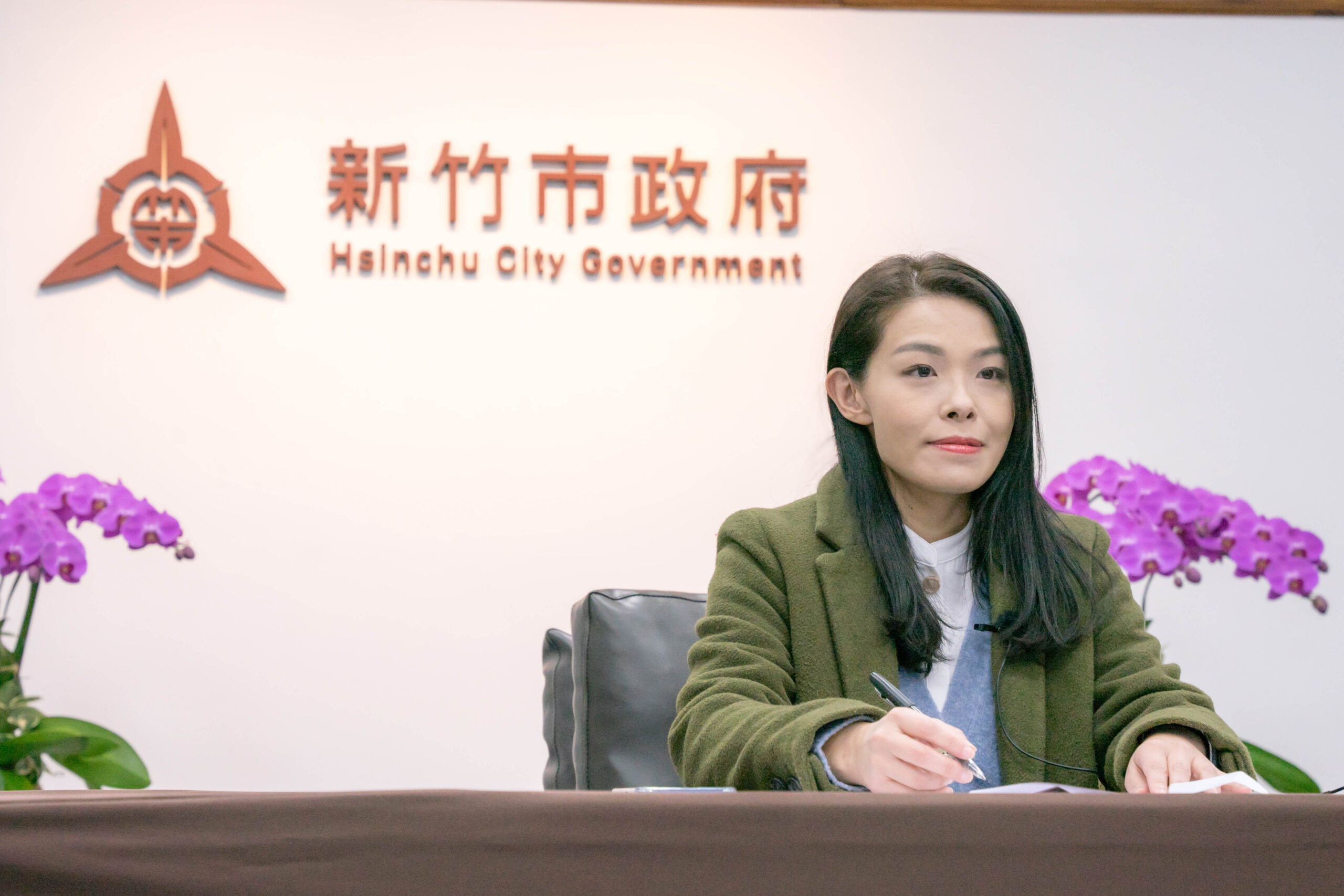 20年深厚情誼!高虹安市長視訊日本姐妹市岡山市長大森 攜手提升城市國際競爭力 圖片來源:新竹市政府