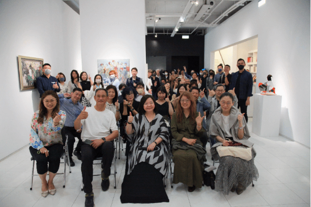 1M²的風景藝術家聯展 (25日)於台中大象藝術空間館開幕