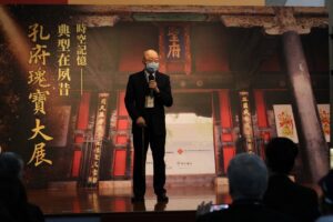 圖 / 蔣經國國際學術交流基金會董事長錢複致詞