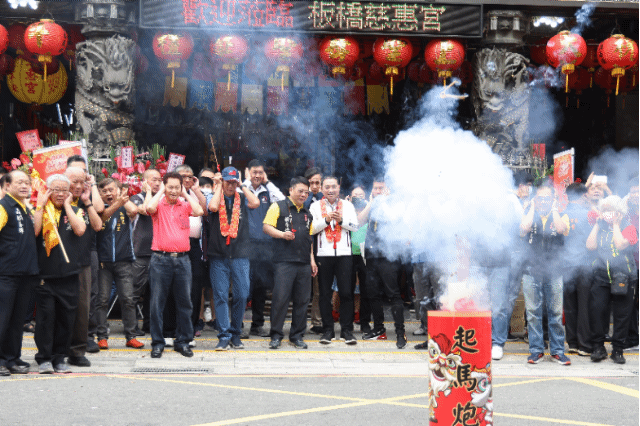 板橋慈惠宮侯郭合體 祈求媽祖護佑平安順利