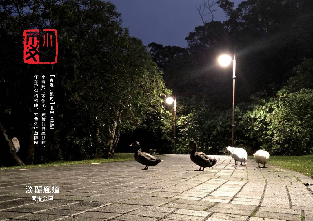 圖  淡蘭廊道南港場域 –南港公園人工池