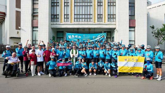 輔大校長親征千里環台 永續公益「騎」出新篇章