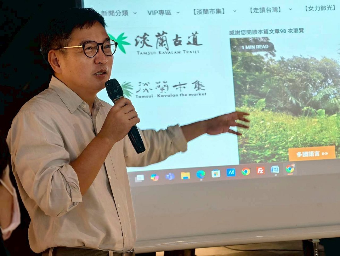 圖 台灣綠色旅遊協會常務理事 賴世若老師 台灣綠色旅遊協會 拍攝提供