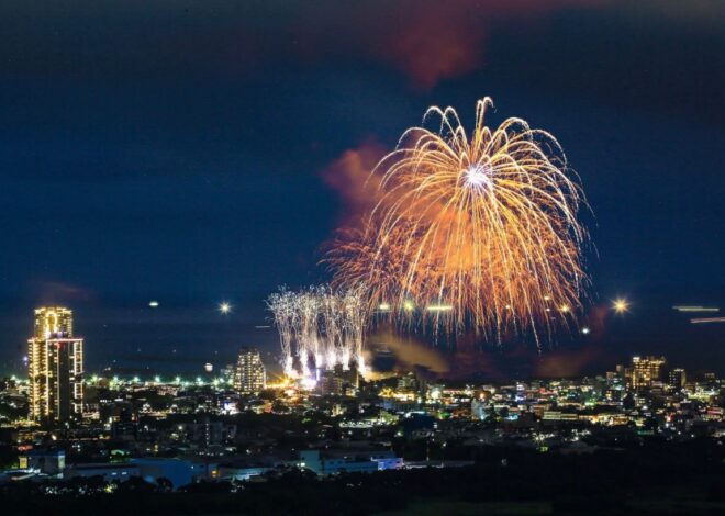 2025頭城煙火節登場｜無人機光影與高空煙火點亮東北角夜空