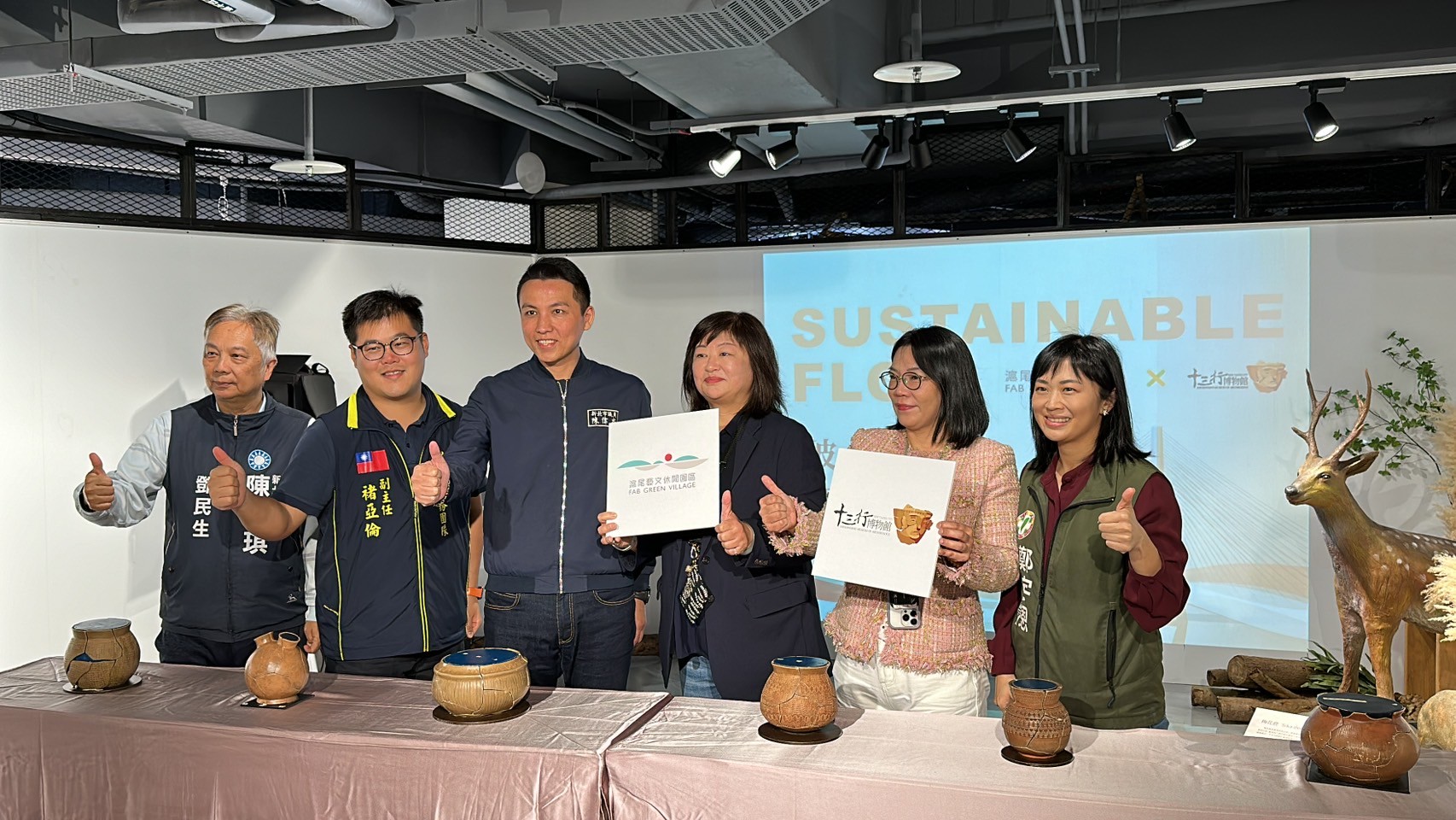 淡江大橋通車前哨站 滬尾藝文特展秒變考古學家