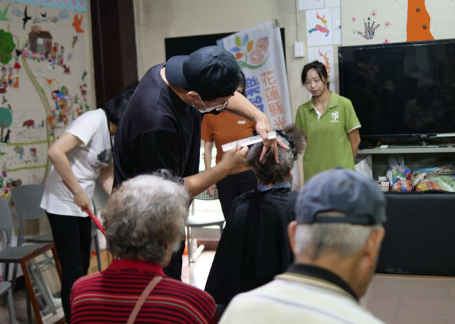 偏鄉義剪意外成  老幼共享社區時光